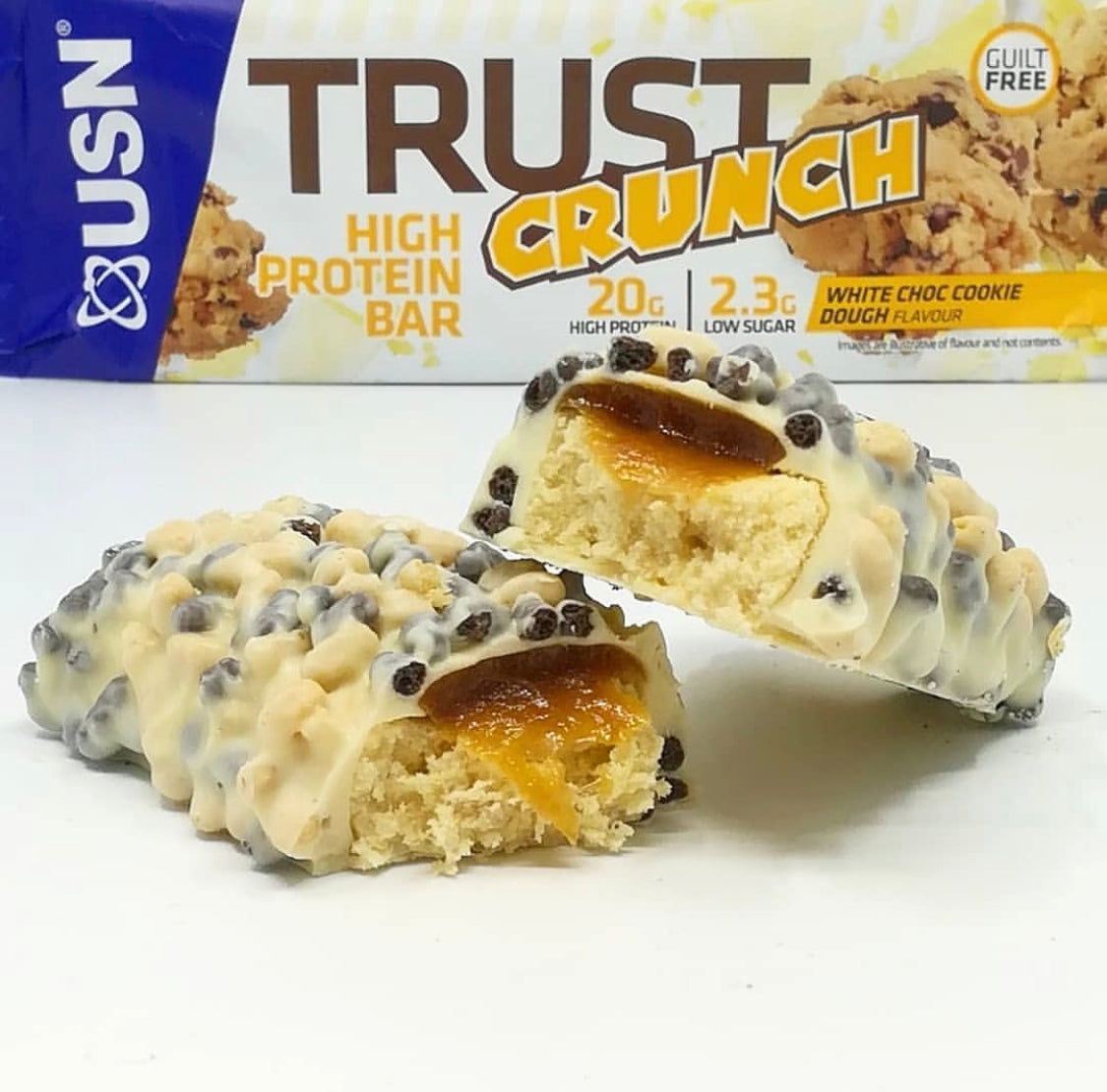 USN | Trust Crunch שוקולד עוגיות לבן